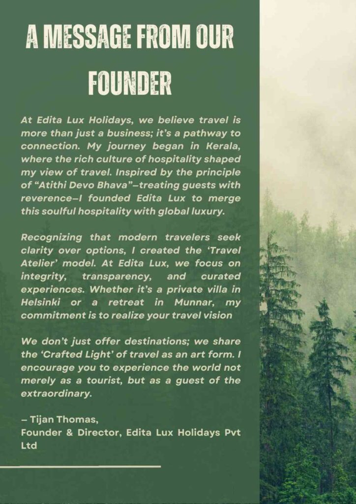Edita lux Founder Message .