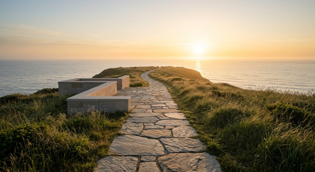 Alt="A serene, minimalist horizon where the sea meets the sky, representing the limitless future of luxury travel - Edita Lux Holidays"
